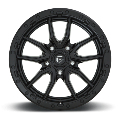 Aluminum Wheels 17X9 Rebel D679 5 On 127 Matte Black 71.5 Bore 1 Offset Fuel Off Road Wheels