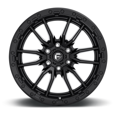 Aluminum Wheels 22X12 Rebel D679 6 On 135 Matte Black 87.1 Bore -44 Offset Fuel Off Road Wheels