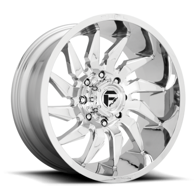 Aluminum Wheels 20X10 Saber D743 5 On 139.7 Chrome 78 Bore -18 Offset Fuel Off Road Wheels