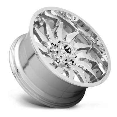 Aluminum Wheels 22X12 Saber D743 6 On 135 Chrome 87.1 Bore -44 Offset Fuel Off Road Wheels