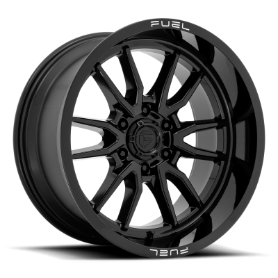 Aluminum Wheels 20X10 Clash 6 D760 6 On 135 Gloss Black 87.1 Bore -18 Offset Multi Spoke Fuel Off Road Wheels
