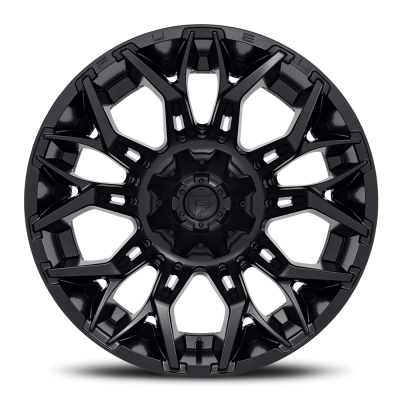 Aluminum Wheels 22X12 Twitch D772 5 On 114.3/5 On 127 Blackout 78 Bore -44 Offset Fuel Off Road Wheels