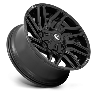 Aluminum Wheels 22X10 Typhoon D776 5 On 114.3/5 On 127 Gloss Black 78 Bore -18 Offset Fuel Off Road Wheels