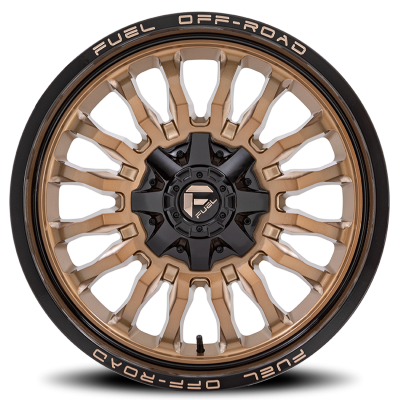 Aluminum Wheels 20X10 Arc D797 5 On 127/5 On 139.7 Platinum Bronze/Black Lip 87.1 Bore -18 Offset Fuel Off Road Wheels