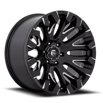 Aluminum Wheels 20X10 Quake D828 5 On 127 Gloss Black Milled 71.5 Bore -18 Offset Fuel Off Road Wheels