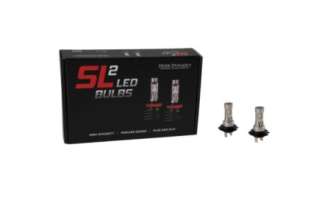 H7 White SL2 LED Bulbs Pair Diode Dynamics
