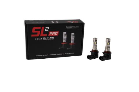 9006/9012 White SL2 Pro LED Bulbs Pair Diode Dynamics