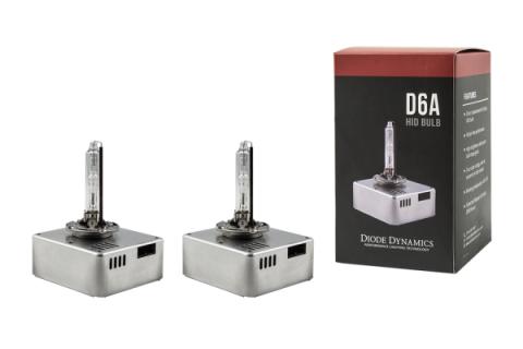 HID Bulb D6A 6000K Pair Diode Dynamics