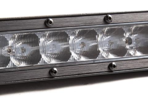 18 Inch LED Light Bar  Single Row Straight Clear Driving Each Stage Series Diode Dynamics