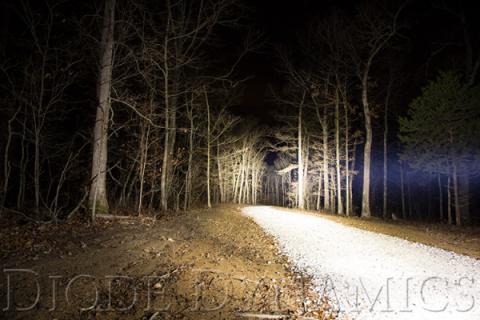 18 Inch LED Light Bar  Single Row Straight Clear Driving Each Stage Series Diode Dynamics