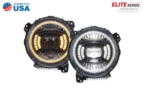 Elite Max LED Headlamps for 2018-2022 Jeep JL Wrangler Diode Dynamics