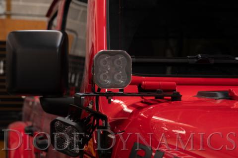 SS3 LED Pod Cover Round Clear