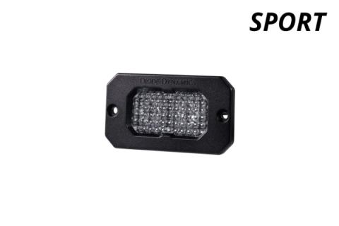 Stage Series 2 Inch LED Pod, Sport White Flood Flush RBL Each