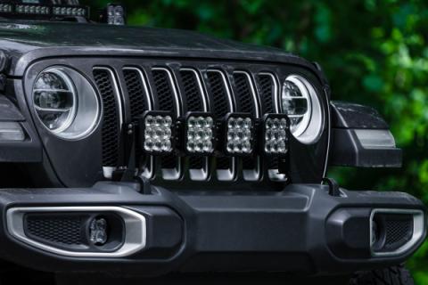 Stage Series Grille Bracket Kit for 2018-Present Jeep Wrangler JL Diode Dynamics