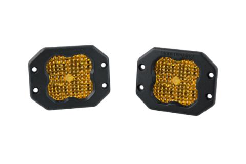 SS3 Sport ABL Yellow Flood Flush Pair Diode Dynamics