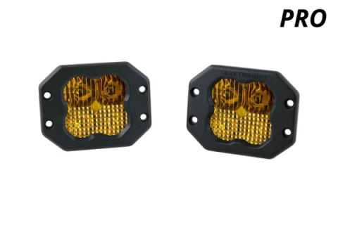 SS3 Pro ABL Yellow Flood Flush Pair Diode Dynamics