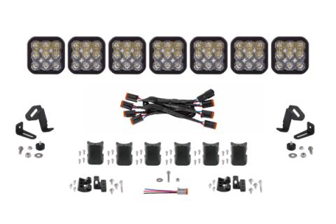 SS5 Sport Universal CrossLink 7-Pod Lightbar White Driving Diode Dynamics