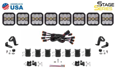 SS5 Sport Universal CrossLink 8-Pod Lightbar White Driving Diode Dynamics