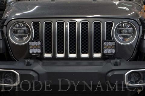 Jeep JL SS5 CrossLink Bumper Lightbar Kit Sport Driving Diode Dynamics