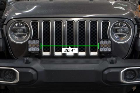 Stage Series Bumper Bracket Kit for 2018-Present Jeep JL Wrangler Diode Dynamics
