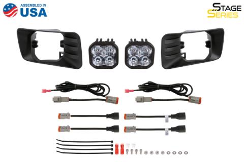 SS3 Type CH LED Fog Light Kit Pro ABL White SAE Fog Diode Dynamics