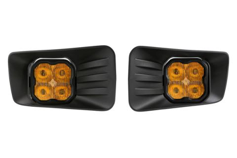SS3 Type CH LED Fog Light Kit Max ABL Yellow SAE Fog Diode Dynamics