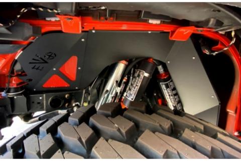 Jeep JL Front Vented Inner Fender Kit Double ThrowDown Suspension 18-Present Wrangler JL/JLU and Gladiator EVO Manufacturing