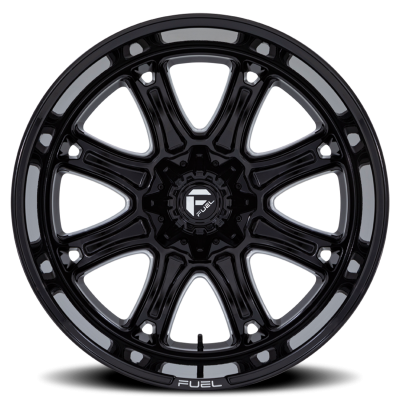 Aluminum Wheels 20X9 Darkstar FC853BE 5 On 114.3/5 On 127 Gloss Black/Milled 78.1 Bore 1 Offset Fuel Off Road Wheels