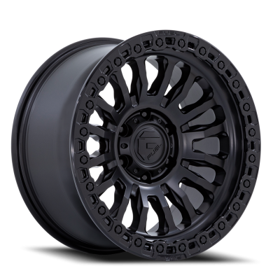 Aluminum Wheels 18X9 Rincon SBL FC857MB 5 On 127 Matte Black/Gloss Black Lip 71.5 Bore 1 Offset Fuel Off Road Wheels