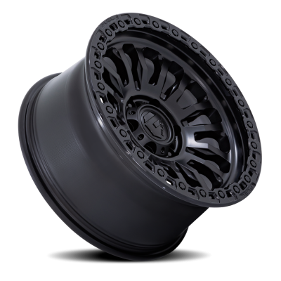 Aluminum Wheels 18X9 Rincon SBL FC857MB 5 On 127 Matte Black/Gloss Black Lip 71.5 Bore 1 Offset Fuel Off Road Wheels