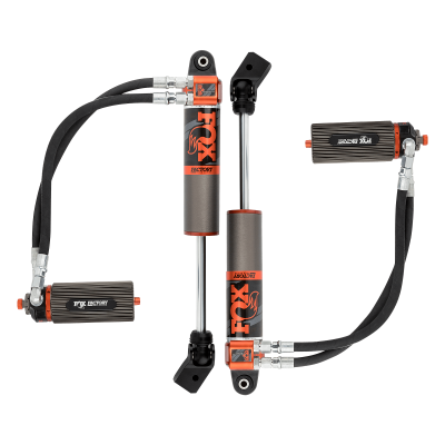 2018-2024 Jeep JL Front Internal Bypass Factory Race 3.0 Remote Reservoir 3.5-4.5 Inch Lift Dual Speed Compression Adjuster Requires Front Driveshaft Fox Offroad Shocks