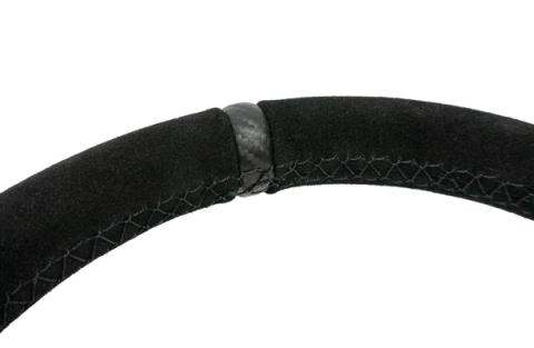 Heated Comp-R Suede Steering Wheel 13 Inch Diameter Black PRP Seats