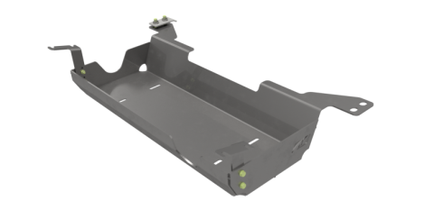 Jeep JL Muffler Skid Plate 2018-Present Wrangler JL Motobilt