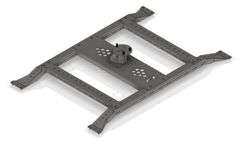 Motobed 8-Lug Tire Carrier Rack for Jeep JT Gladiator Replacement Bed Motobilt