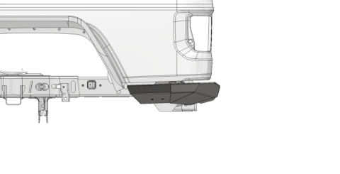 Tomahawk High Clearance Rear Bumper for Jeep JT Motobilt
