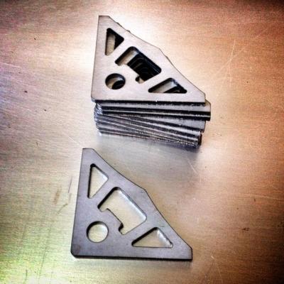 Bottle Opener Gusset 3x3 Inch Steel Motobilt