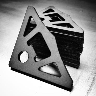 Bottle Opener Gusset 3x3 Inch Steel Motobilt