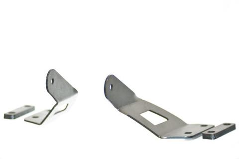 Jeep JK 20 Inch LED Single Row Hood Mounts 07-18 Wrangler JK Motobilt