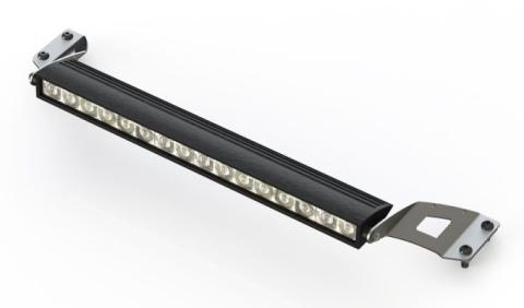 Jeep JK 20 Inch LED Single Row Hood Mounts 07-18 Wrangler JK Motobilt