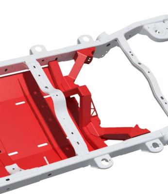 Rear Lower Link Crossmember For Jeep JKU Bare Steel Motobilt