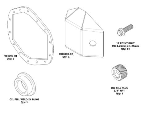 DIY AAM 11.5 DIFF Cover Motobilt