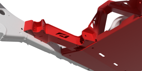 4 Link Suspension Bracket Kit With Skid Plate For 12-18 Jeep JKU Bare Steel Motobilt