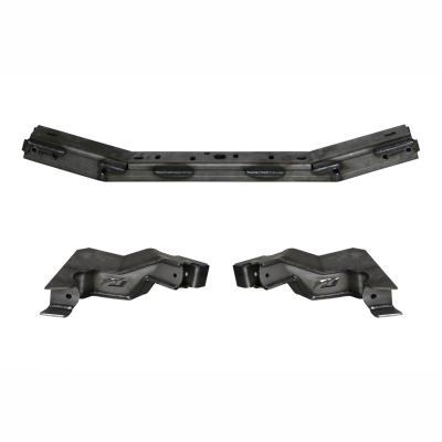 4 Link Front Suspension Brackets With Transmission Crossmember For 07-11 Jeep JKU Bare Steel Motobilt