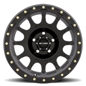 Aluminum Wheels 16x8 NV MR305 Bolt Pattern 5 On 114.3 Offset 0 Lip Size 1.57 Matte Black MB Method