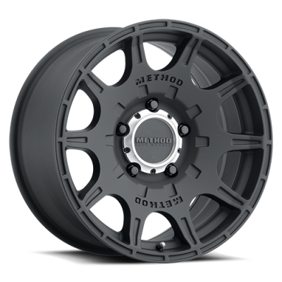 Aluminum Wheels 18x9 Roost MR308 Bolt Pattern 5 On 150 Offset 18 Matte Black MB Method