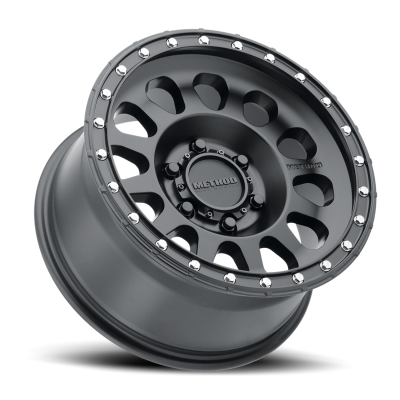 Aluminum Wheels 16x8 MR315 Bolt Pattern 6 On 139.7 Offset 0 Lip Size 1.65 Matte Black MB Method