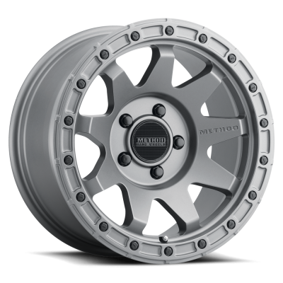 Aluminum Wheels 20x9 MR317 Bolt Pattern 5 On 150 Offset 18 Lip Size 0.83 Matte Titanium GY Method