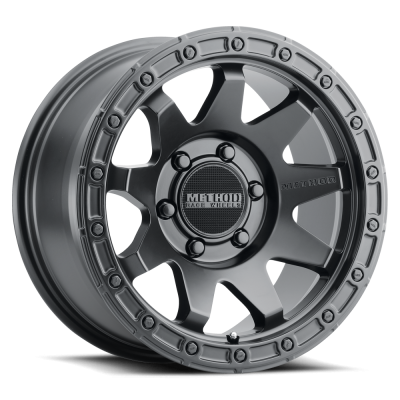Aluminum Wheels 18x9 MR317 Bolt Pattern 6 On 135 Offset 18 Lip Size 0.83 Matte Black MB Method