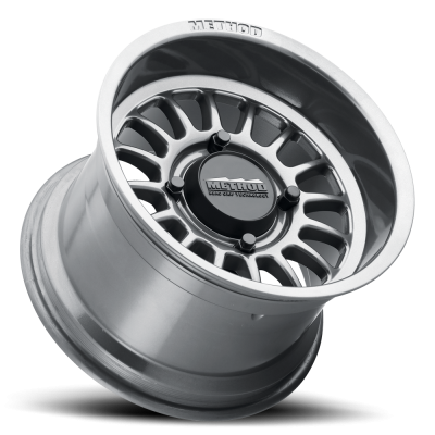 Aluminum Wheels 15x7 MR411 Bead Grip UTV Bolt Pattern 4 On 156 Offset 13 Lip Size 1.85 Gloss Titanium SL Method