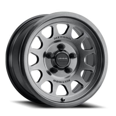 Aluminum Wheels 15x10 MR414 Bead Grip UTV Bolt Pattern 5 On 114.3 Offset 25 Lip Size 2.72 Graphite GY Method